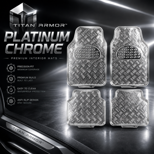 PLATINUM CHROME: Titan Armor Premium Interior Mat