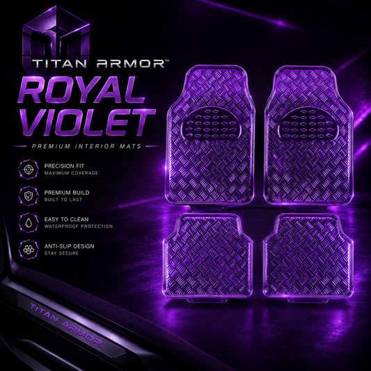 ROYAL VIOLET: Titan Armor Premium Interior Mat