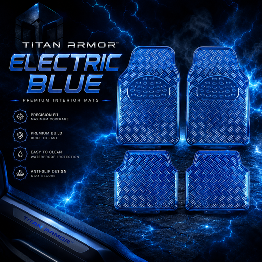ELECTRIC BLUE: Titan Armor Premium Interior Mat