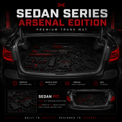 SEDAN SERIES: Arsenal Edition Premium Trunk Mat